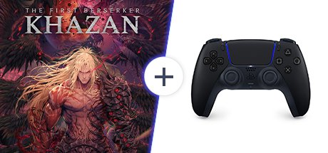 듀얼센스 무선 컨트롤러 미드나이트 블랙 + 퍼스트 버서커: 카잔 (CFI-ZCT1G01 + The First Berserker: Khazan)